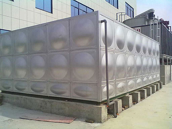  25000 litre stainless steel sectional water tank