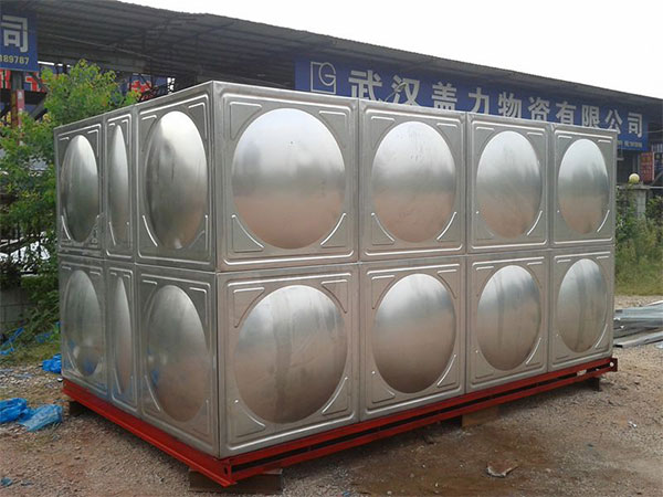 5000 litre stainless steel sectional water tank