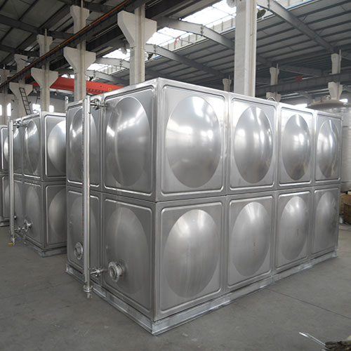 Square type stainless steel water tank in our factory