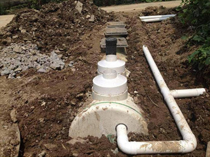 Our customers use fiberglass septic tanks