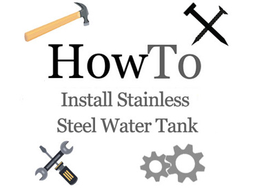 The Stainless Steel Sectional Water Tank Installation ( Step-By-Step Case Study )